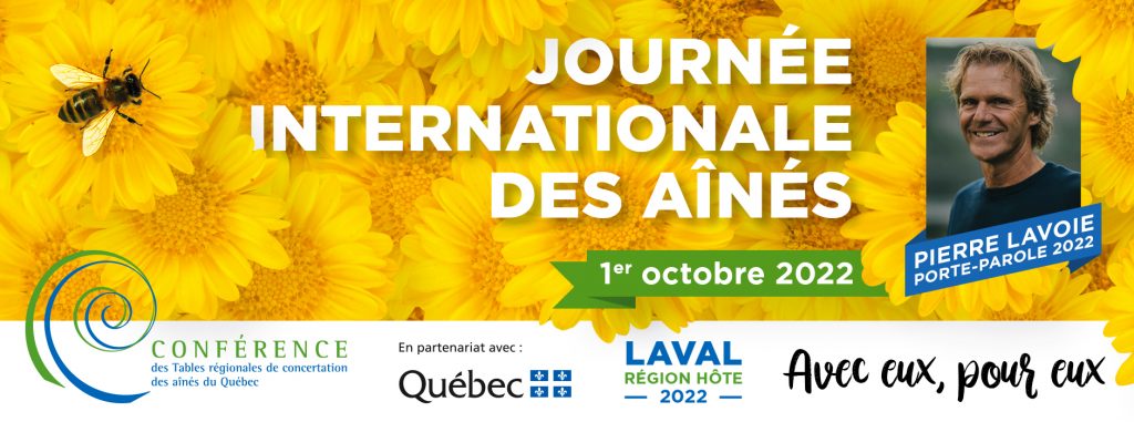 Journée internationale des aînés, Pierre Lavoie, Laval, 2022