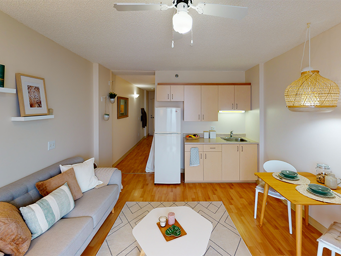 Les Résidences Soleil Manoir St-Léonard_Appartement modèle_2-12-St-Leonard-Living-Room(1)