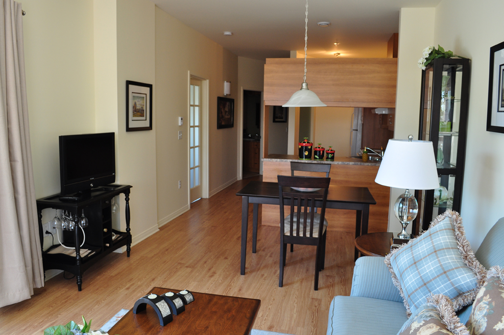 Chambre de l'appartement modèle