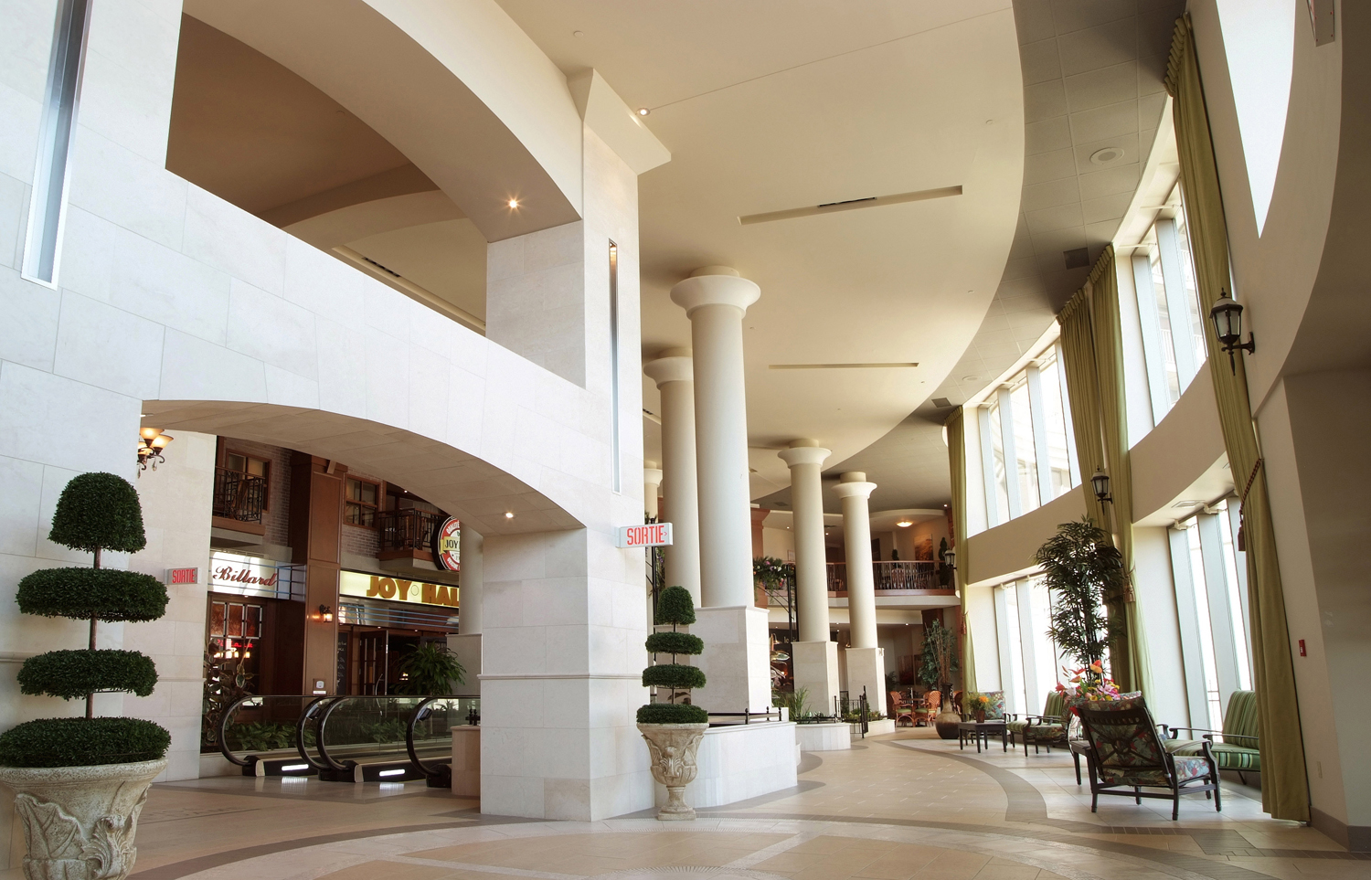 Hall d'entrée de la phase 2