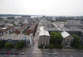Vue d'un balcon