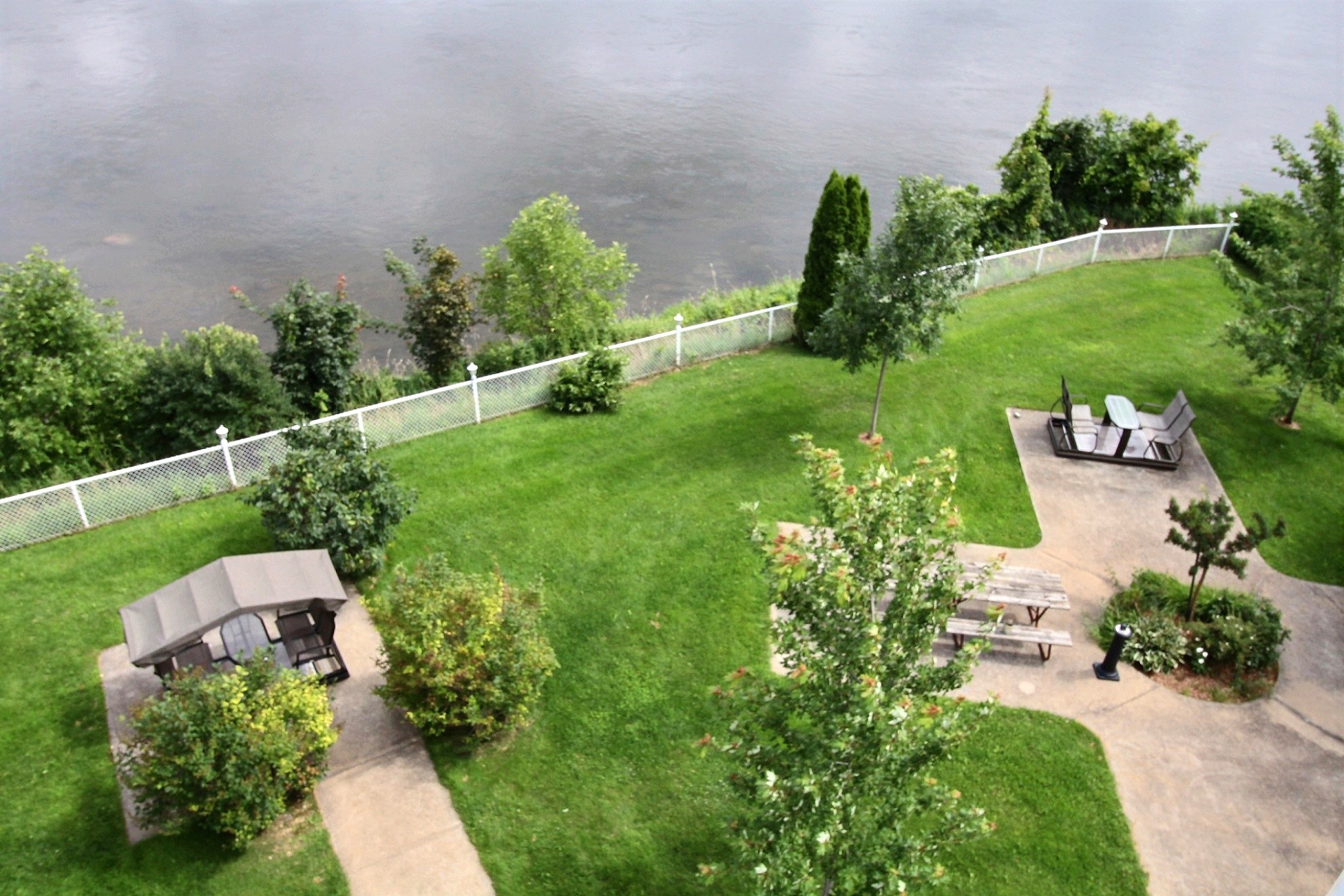 La cour intérieure vue du 4e étage