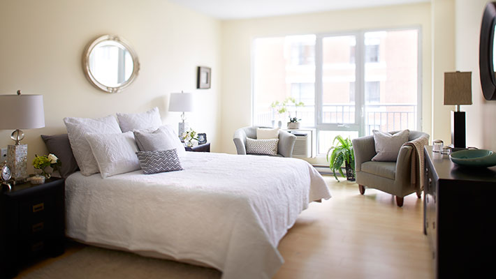 Résidence L'Image d'Outremont - Appartement Chambre à Coucher