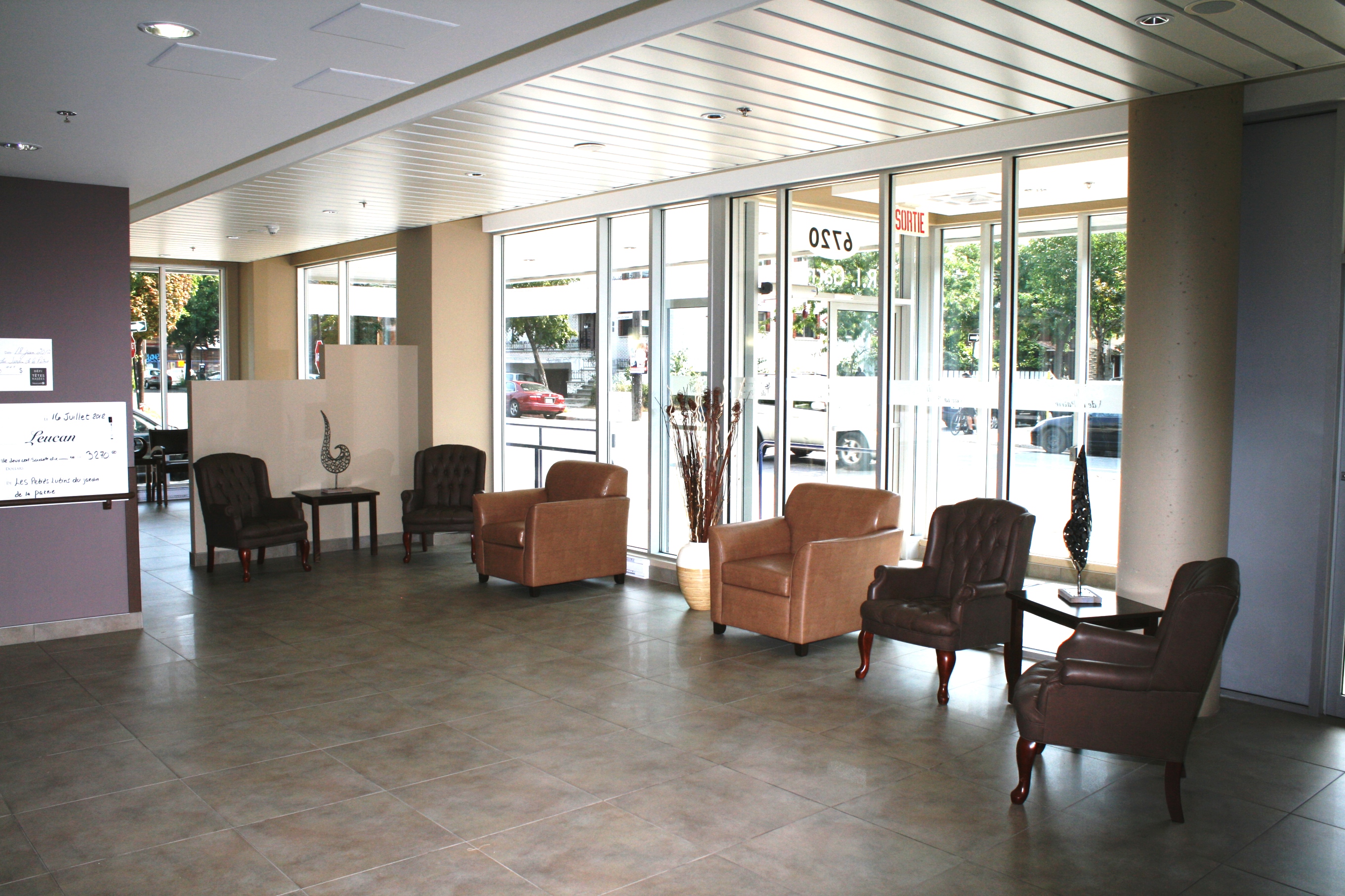 Lobby rez-de-chaussée 