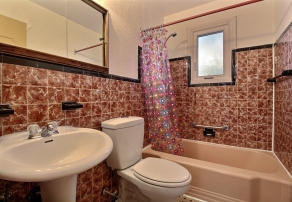 Salle de bain avec appui sécuritaire