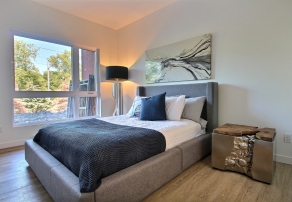 Unité modèle - chambre à coucher