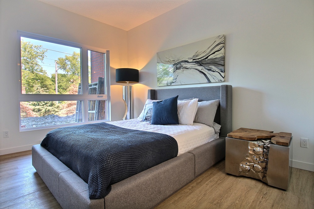 Unité modèle - chambre à coucher