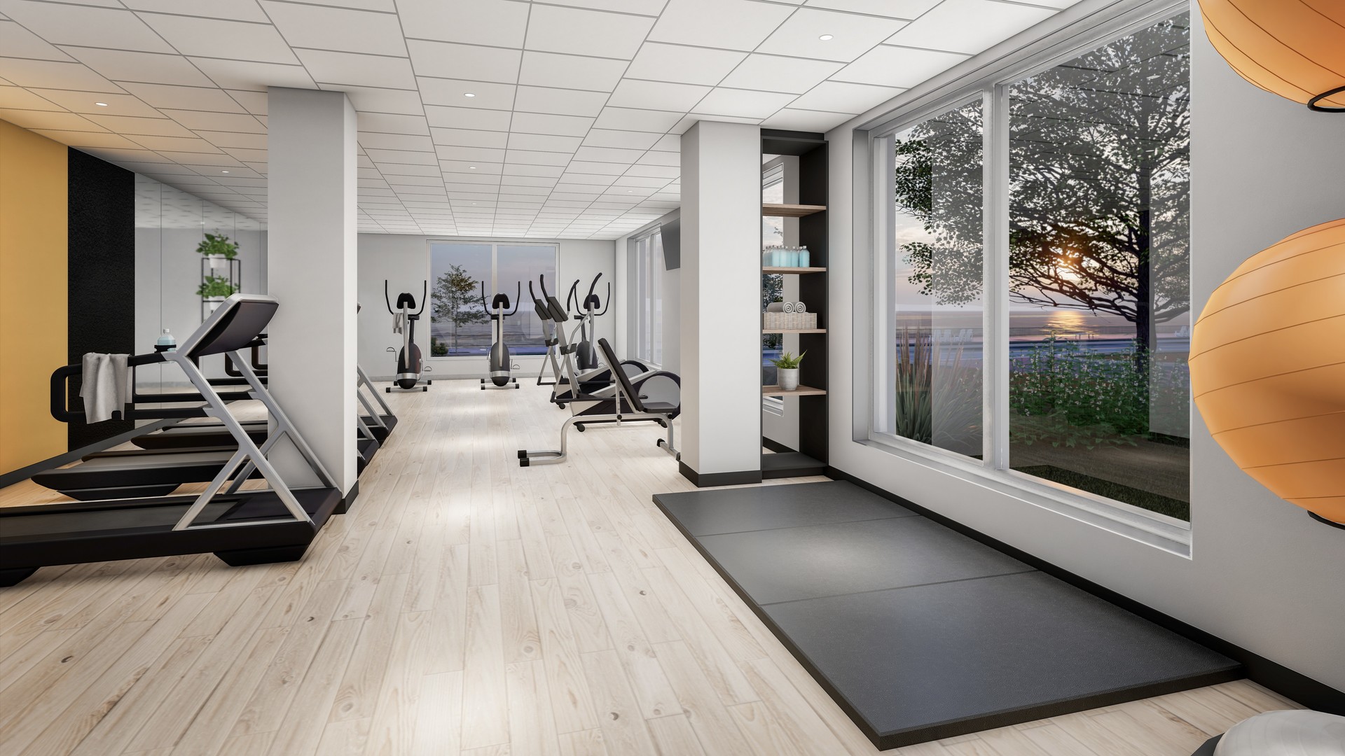 Salle d'entrainement