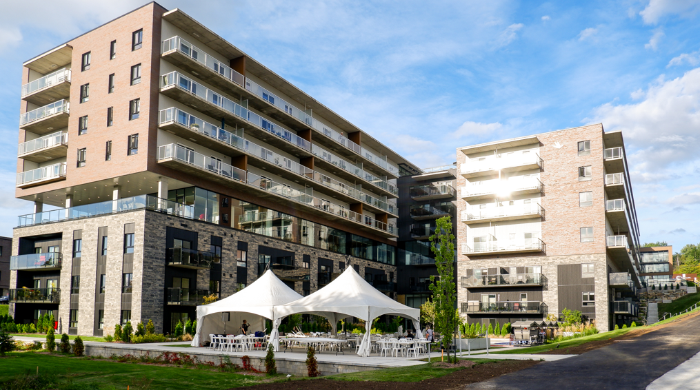 Extérieur de la résidence les Terrasses Bowen