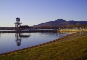 Le lac Memphrémago à proximité