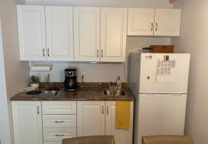 Comptoir de cuisine et armoires