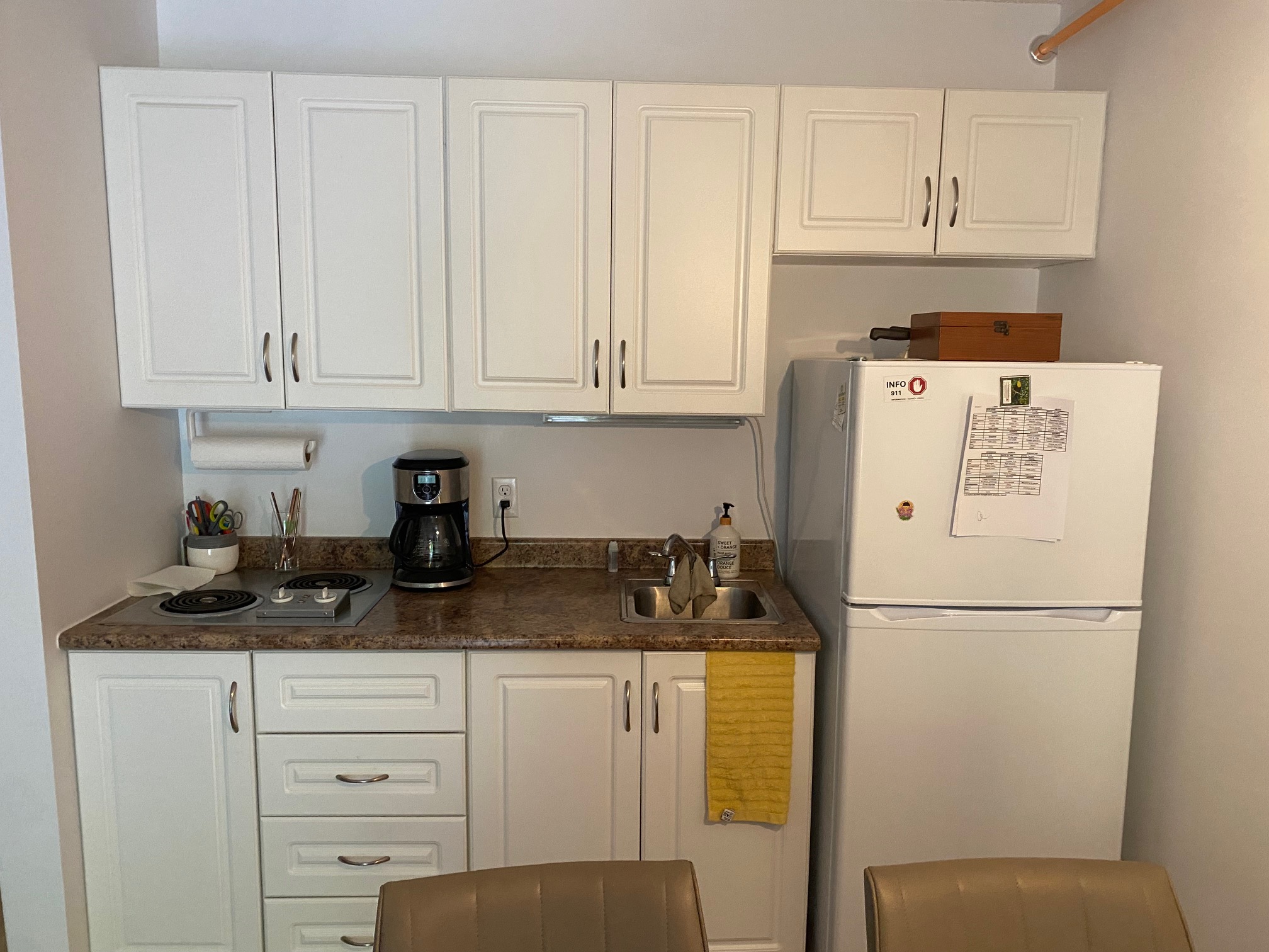 Comptoir de cuisine et armoires