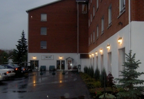 Arrière et stationnement de soir