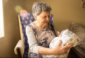 Résidente avec bébé